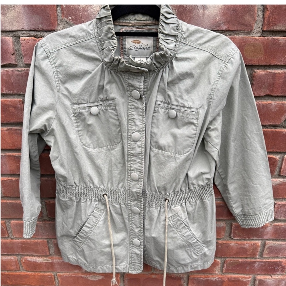 Bob Timberlake medium green utility jacket EUC.